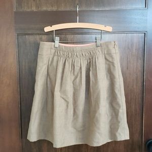 J. Crew wool blend skirt, sz 2, EC